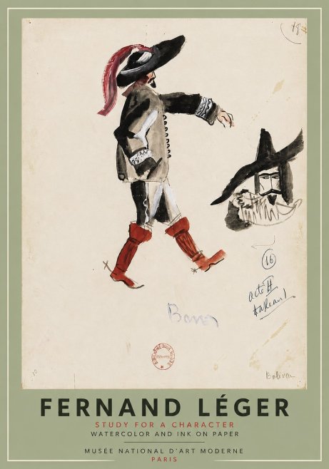 Fernand Léger Study for a Character II No6 - Poster