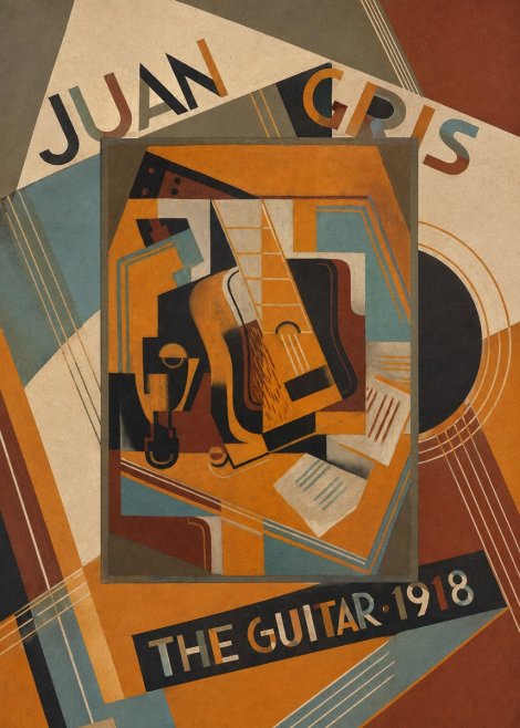 Juan Gris The Guitar No6 - Poster