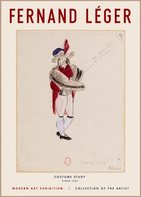 Fernand Léger Costume Study I No1 - Poster