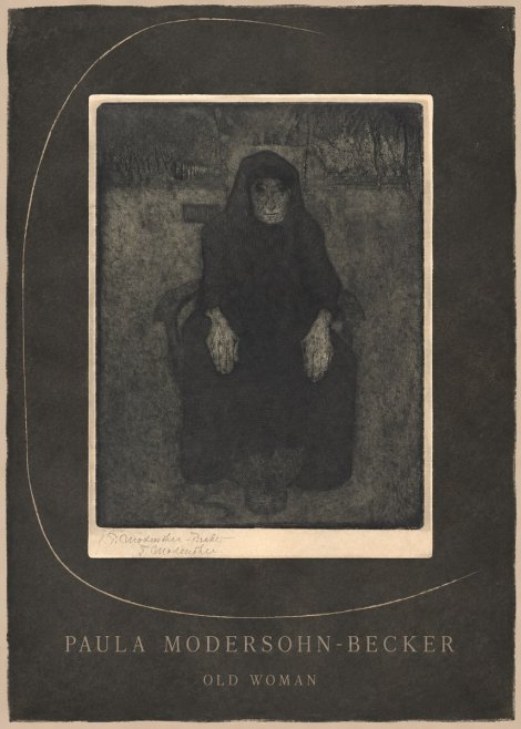 Paula Modersohn-Becker Old Woman No3 - Poster