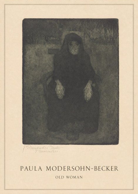 Paula Modersohn-Becker Old Woman No4 - Poster