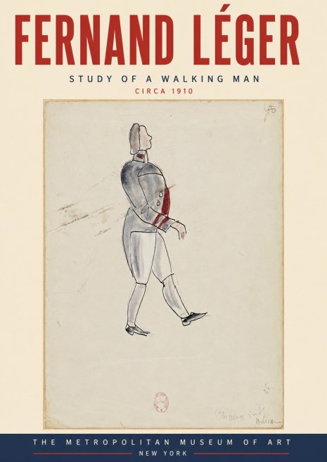 Fernand Léger Study of a Walking Man No5 - Poster