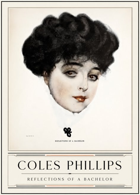 Coles Phillips Reflections of a Bachelor No3 - Poster