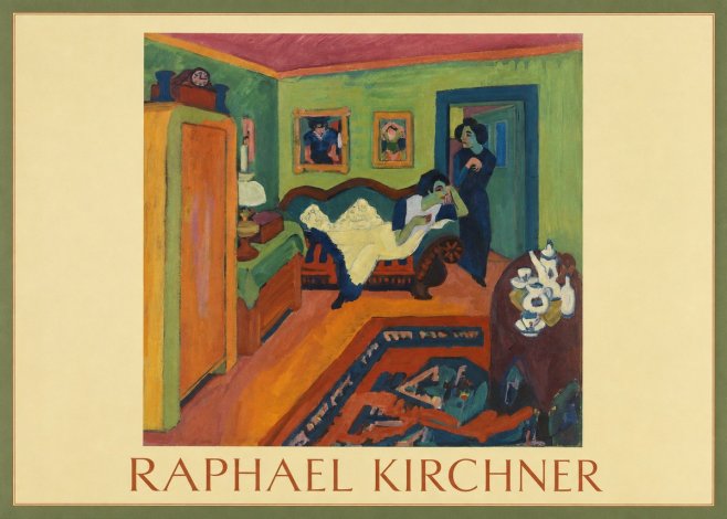 Raphael Kirchner Interior with Two Women No1 - Poster