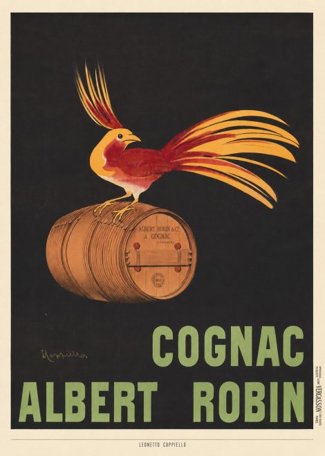 Leonetto Cappiello Cognac Albert Robin No6 - Poster