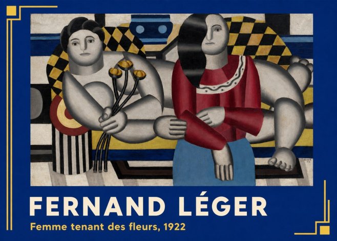 Fernand Léger Two Women No3 - Poster