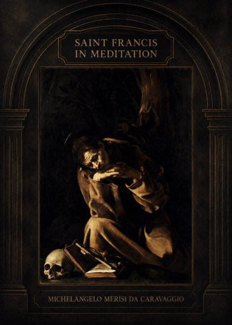 Michelangelo Merisi da Caravaggio Saint Francis in Meditation II No3 - Poster