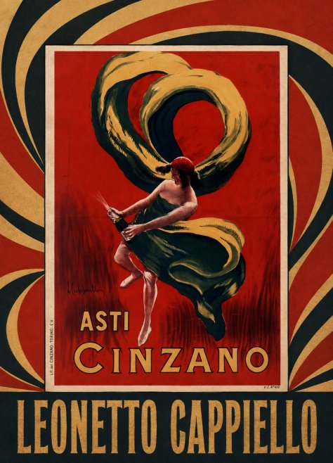 Leonetto Cappiello Asti Cinzano II No5 - Poster