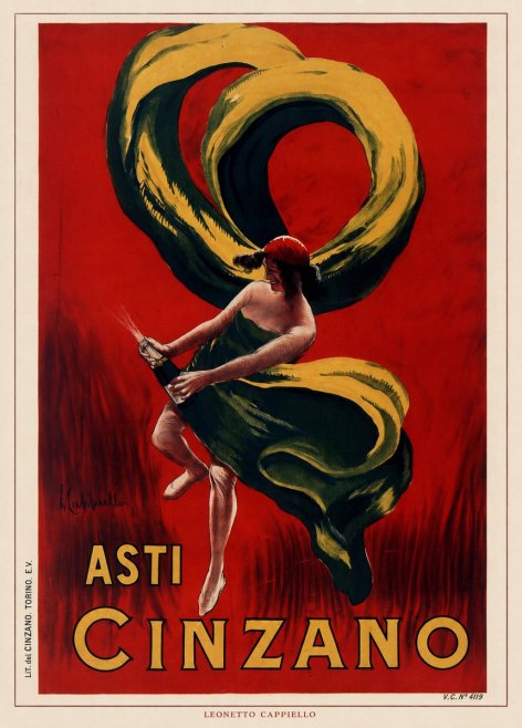 Leonetto Cappiello Asti Cinzano II No6 - Poster