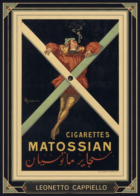Leonetto Cappiello Cigarettes Matossian No1 - Poster