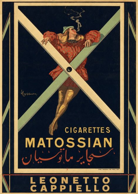 Leonetto Cappiello Cigarettes Matossian No5 - Poster