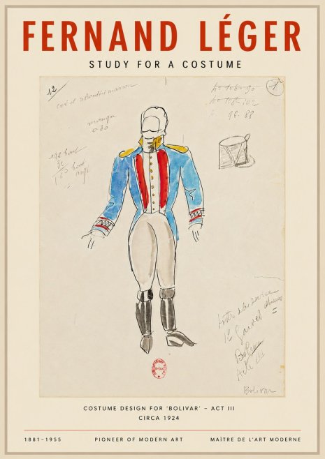 Fernand Léger Bolivar Acte Iii No3 - Poster