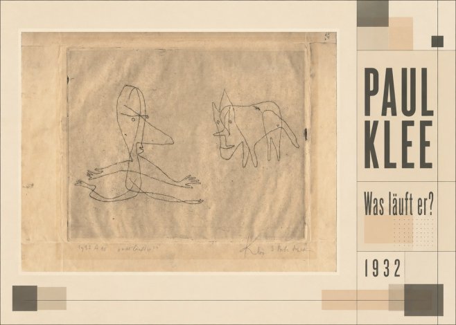 Paul Klee Was Läuft Er? No3 - Poster