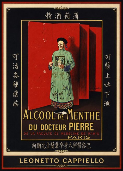 Leonetto Cappiello Alcool De Menthe Du Docteur Pierre No1 - Poster