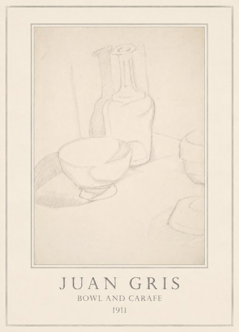 Juan Gris Bowl and Carafe No4 - Poster