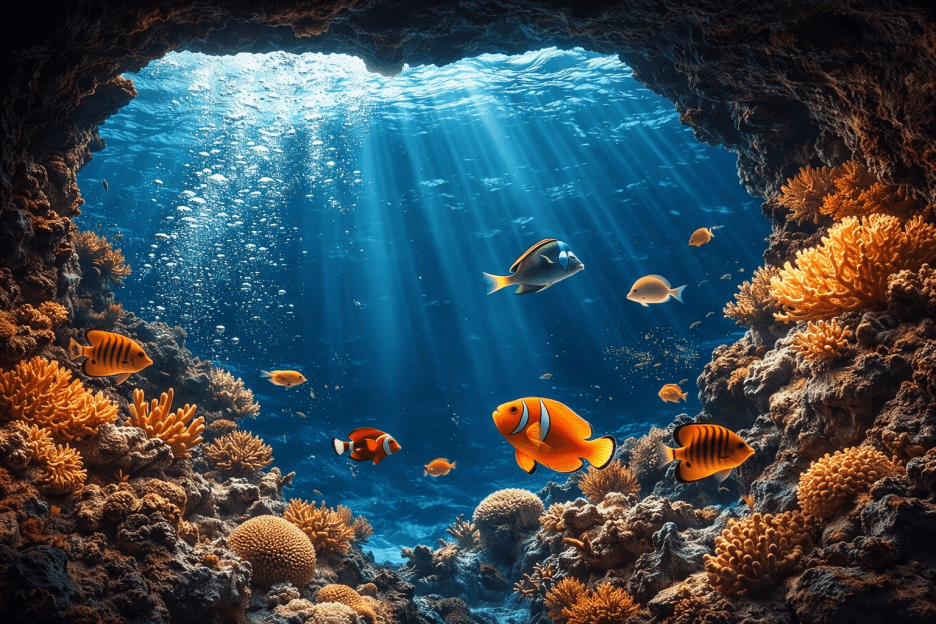 Coral Abyss Canvas