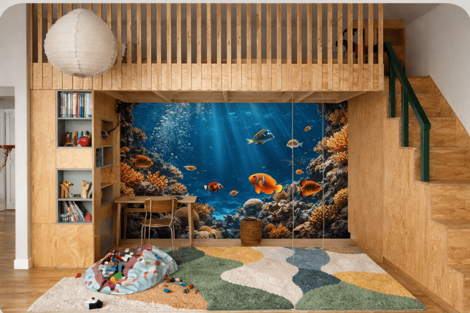 Coral Abyss Canvas