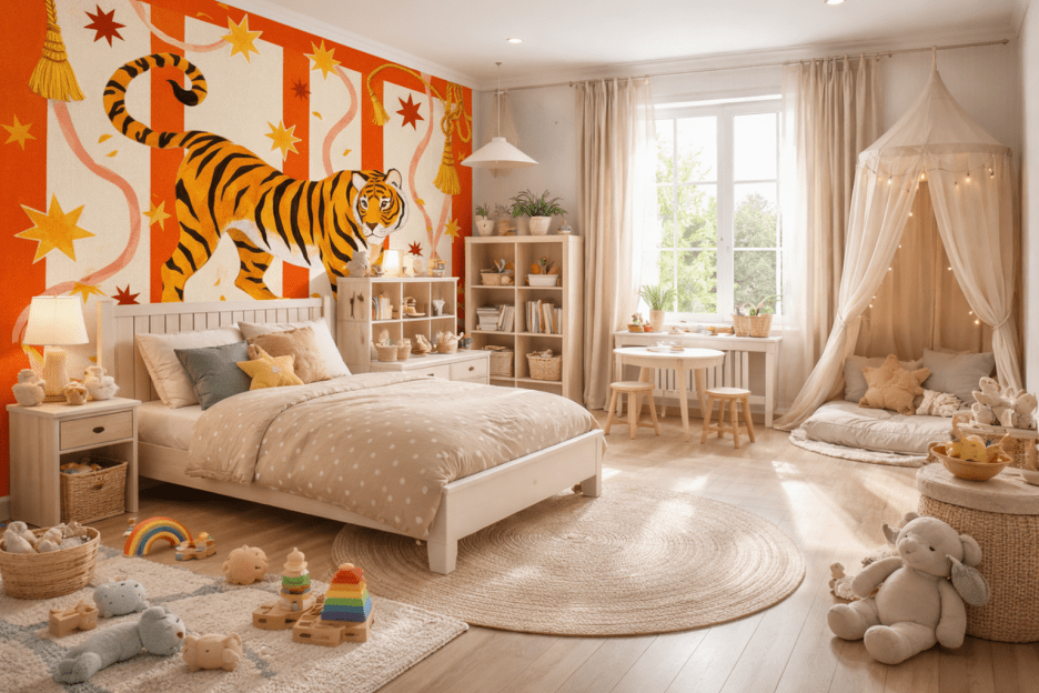 Tiger Tapestry Burst
