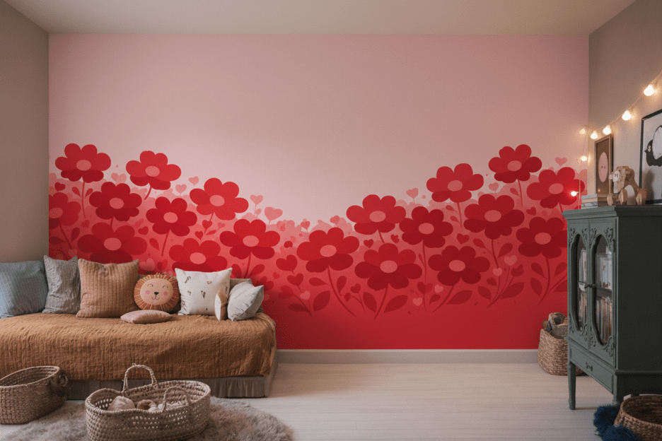 Petal Mural Cascade