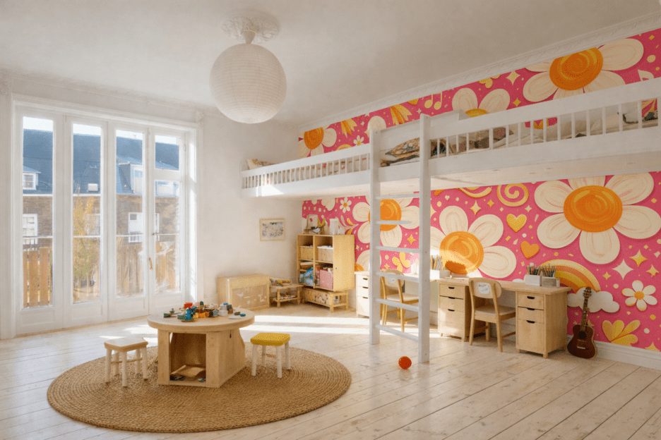 Sunny Blossom Mural