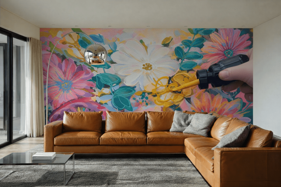 Ink Petal Mosaic