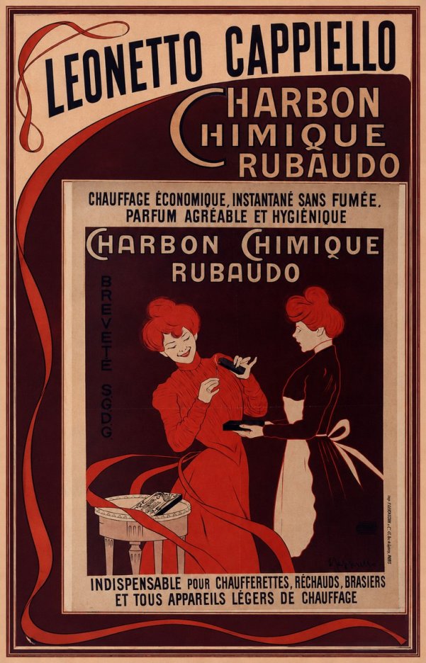 Leonetto Cappiello Charbon Chimique Rubaudo No1 - Poster