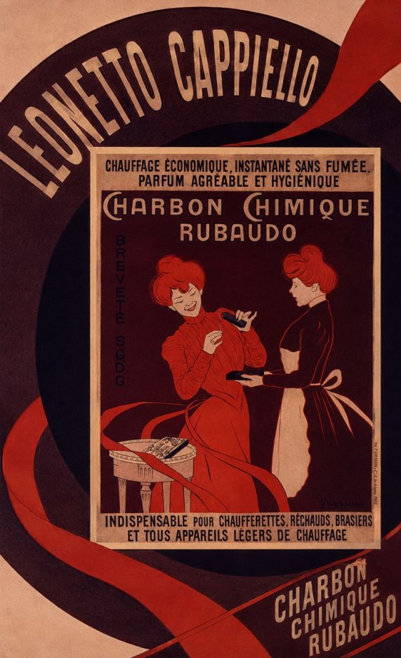 Leonetto Cappiello Charbon Chimique Rubaudo No6 - Poster