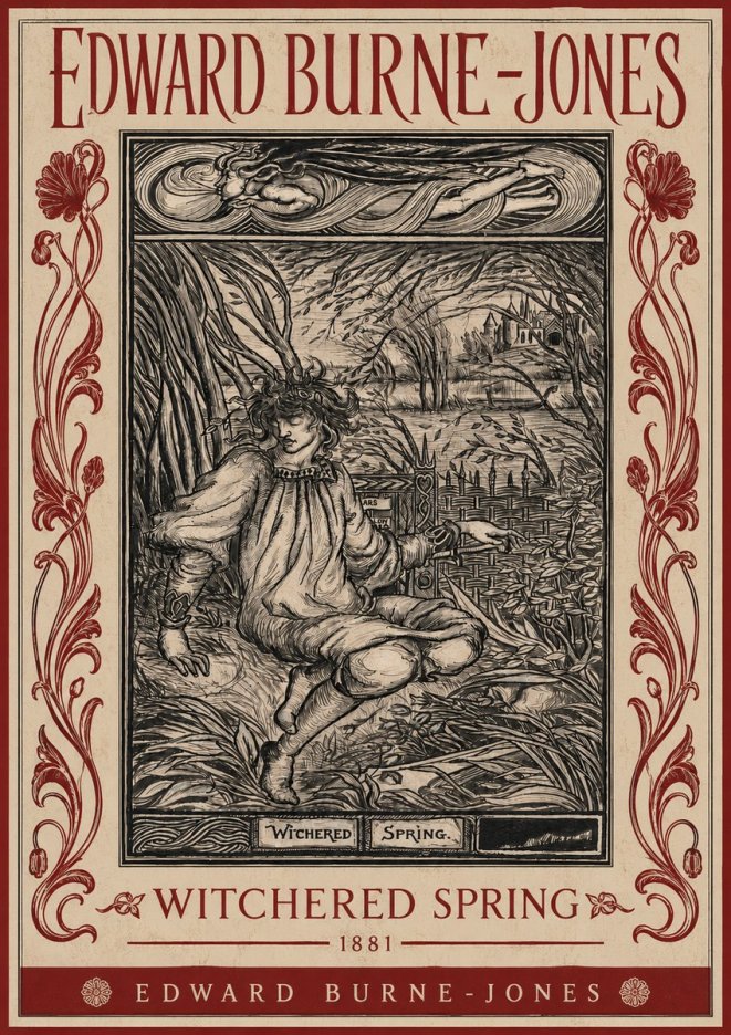 Edward Burne-Jones Withered Spring No4 - Poster