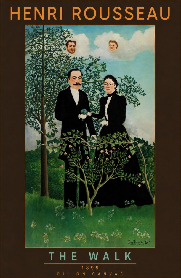 Rousseau The Walk No2 - Poster
