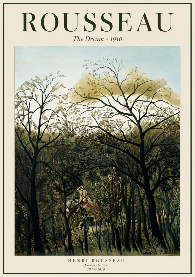 Rousseau The Dream I No1 - Poster