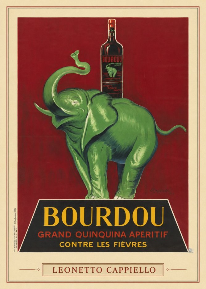 Leonetto Cappiello Bourdou No3 - Poster