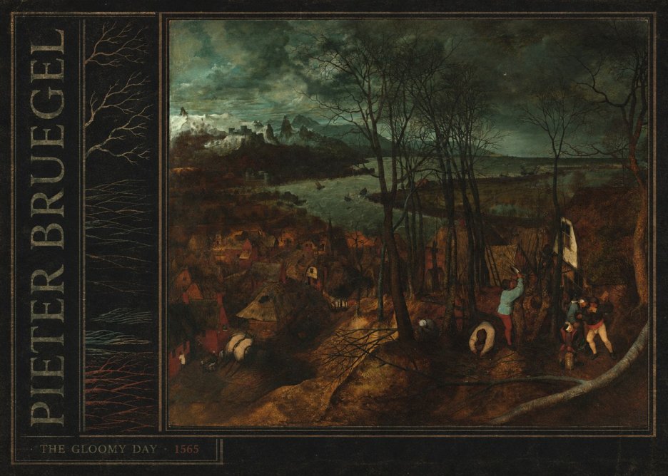 Pieter Bruegel The Gloomy Day No2 - Poster