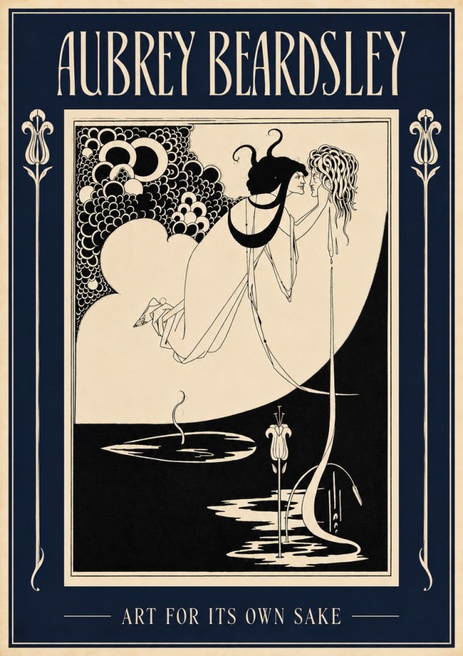 Aubrey Beardsley Art for Its Own Sake No2 - Poster