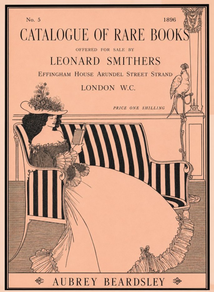 Aubrey Beardsley Catalogue of Rare Books No3 - Poster