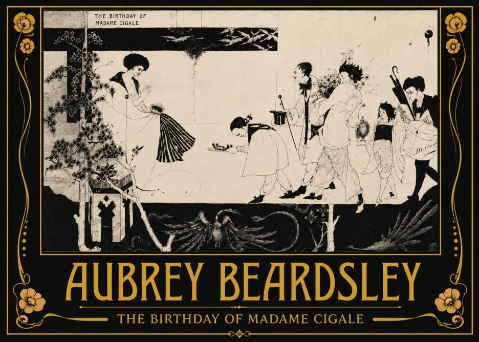 Aubrey Beardsley The Birthday of Madame Cigale No3 - Poster