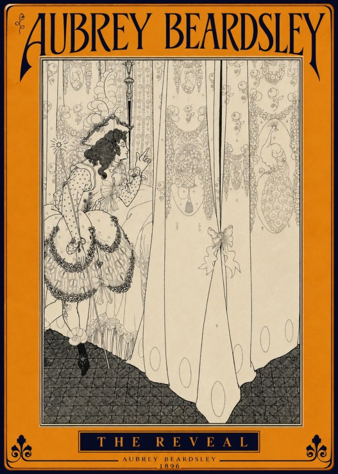 Aubrey Beardsley The Reveal No4 - Poster