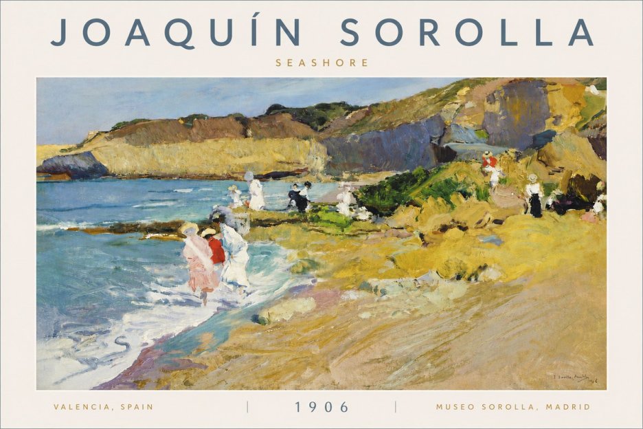Sorolla Seashore No4 - Poster
