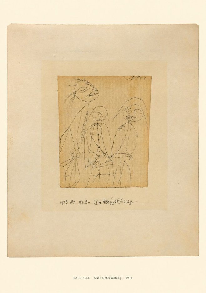Paul Klee Gute Unterhaltung No6 - Poster