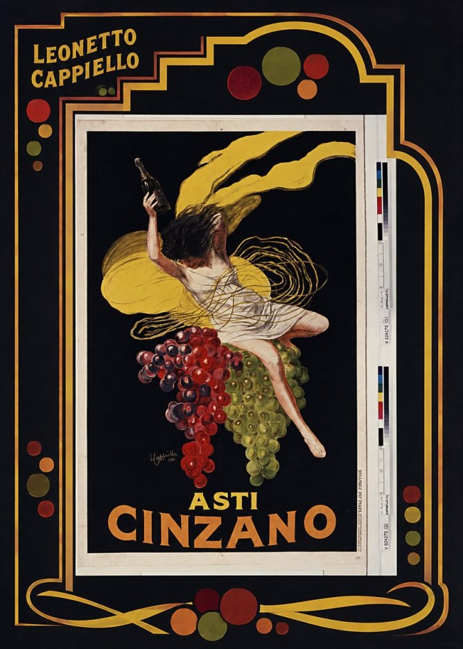 Leonetto Cappiello Asti Cinzano I No5 - Poster