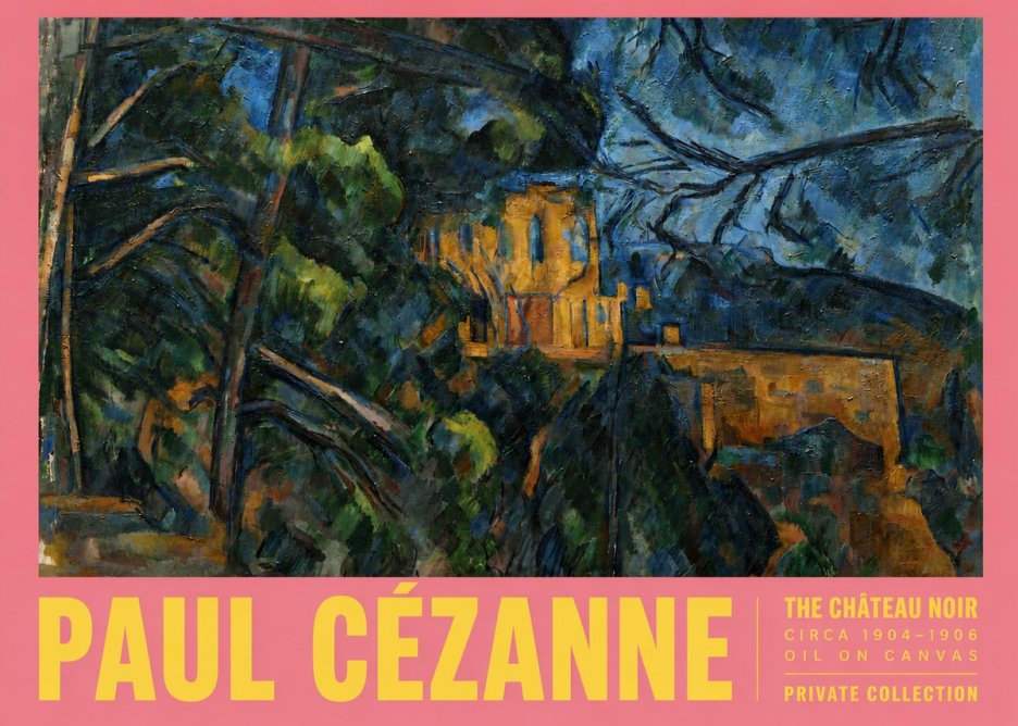 Paul Cézanne The Château Noir No3 - Poster
