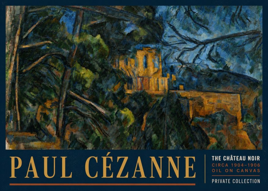 Paul Cézanne The Château Noir No6 - Poster