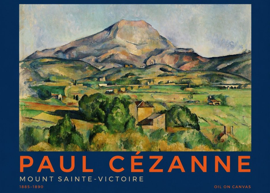 Paul Cézanne Mount Sainte-victoire No3 - Poster