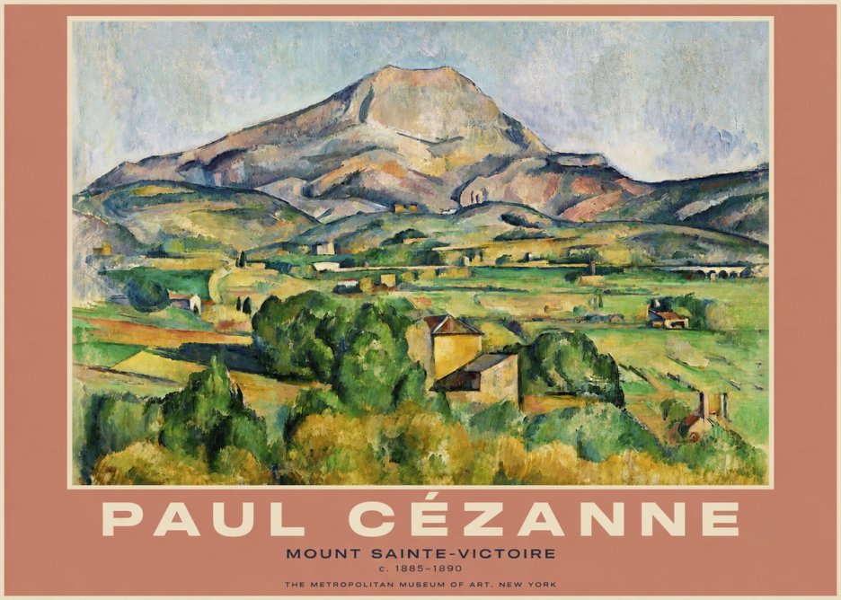 Paul Cézanne Mount Sainte-victoire No4 - Poster