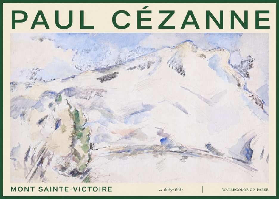 Paul Cézanne Mont Sainte-victoire No3 - Poster