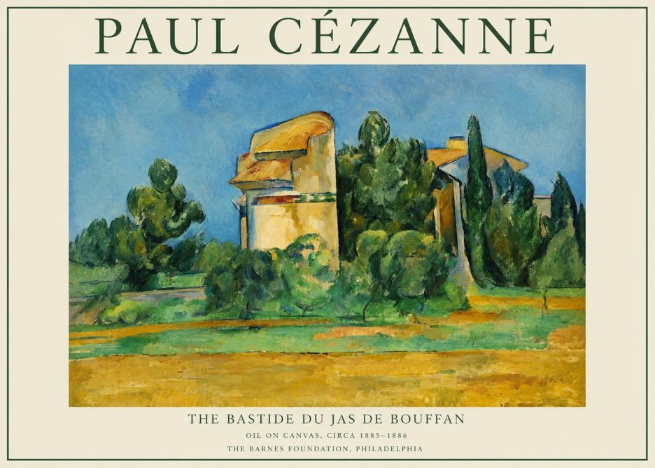 Paul Cézanne The Bastide Du Jas De Bouffan No1 - Poster