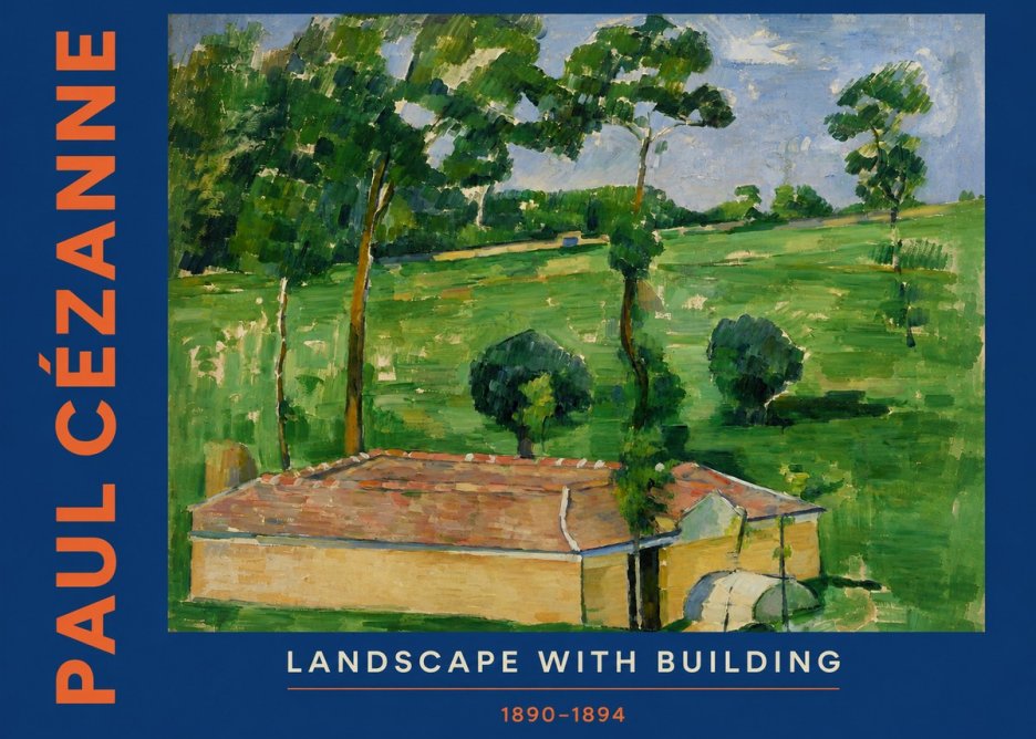 Paul Cézanne Landscape with Building No4 - Poster