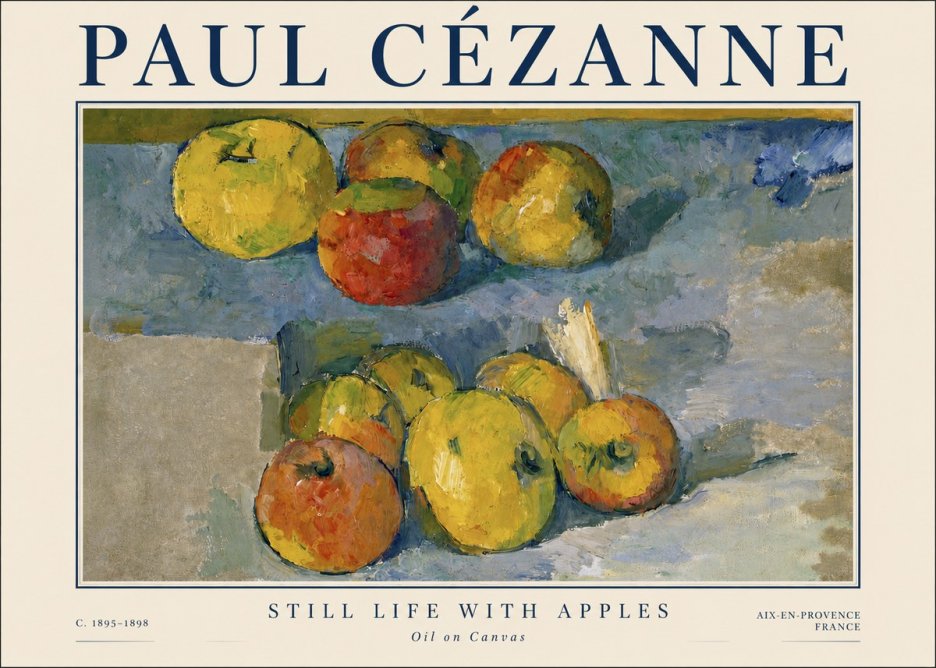 Paul Cézanne Still Life with Apples No3 - Poster
