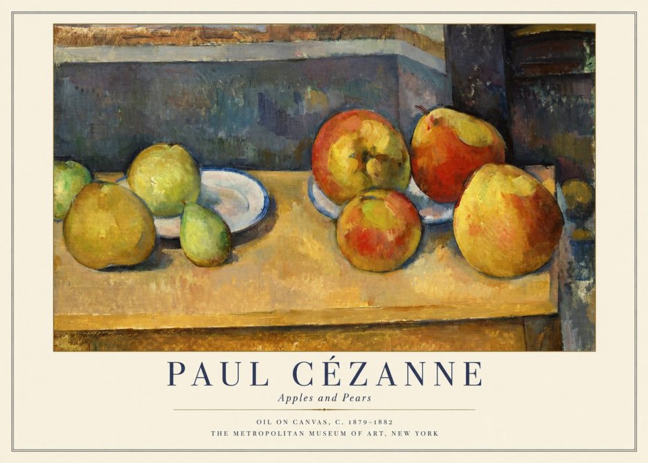 Paul Cézanne Apples and Pears No1 - Poster