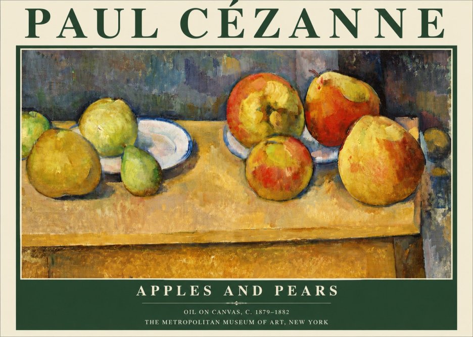 Paul Cézanne Apples and Pears No4 - Poster