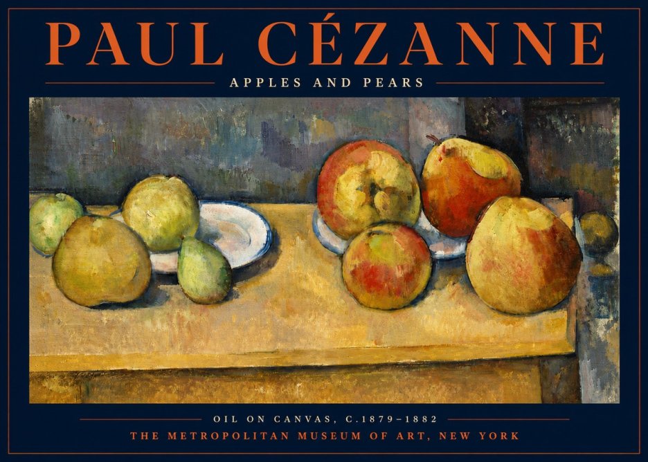Paul Cézanne Apples and Pears No6 - Poster
